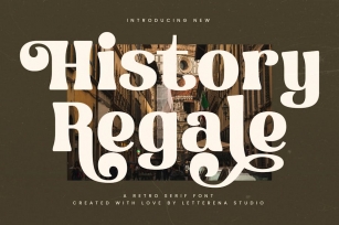 History Regale Retro Serif Font Font Download