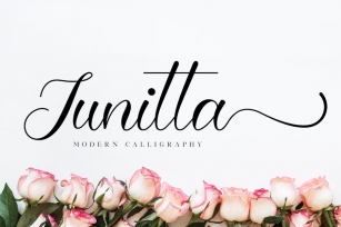 Junitta - Wedding Font Font Download