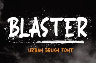Blaster - Brush Font Font Download