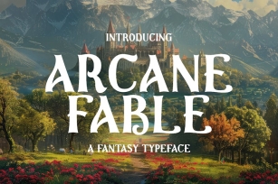 Arcane Fable - Fantasy Inspired Typeface Font Download
