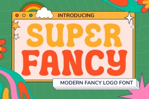 SUPER FANCY - Modern Fancy Logo Font Font Download