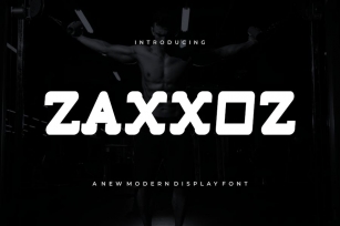 Zaxxoz - Font Font Download