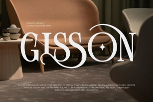 GISSON Unique Ligature Serif Font Download