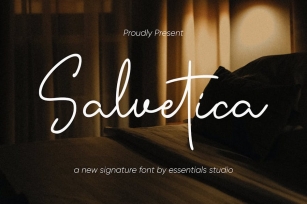 ES Savetica - Siganture Font Font Download
