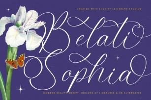 Belati Sophia Modern Script Font Download
