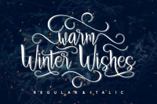 Warm Winter Wishes Font Download