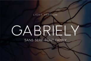 Gabriely Light Font Download