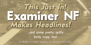 Examiner NF Font Download