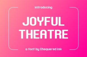 Joyful Theatre Font Download