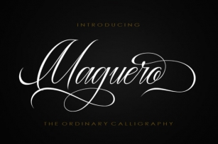 Maguero Script Font Download