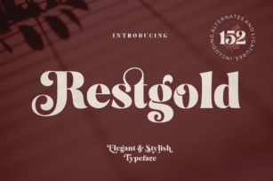 Restgold Font Download