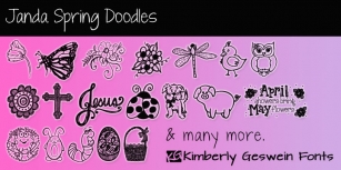 Janda Spring Doodles Font Download