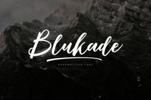 Blukade Font Download