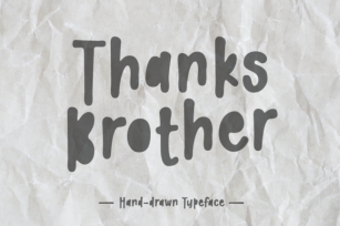 Thanks Brother Font Download