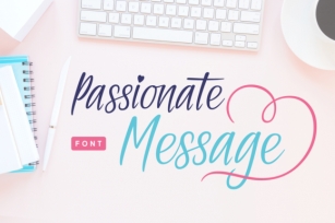 Passionate Message Font Download