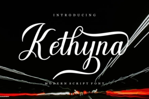 Kathyna Script Font Download