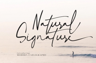 Natural Signature Font Download