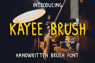 Kayee Brush Font Download