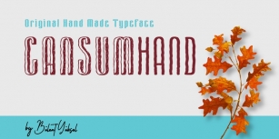 Cansum Hand Font Download