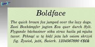 Boldface Font Download