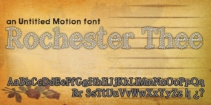 Rochester Thee Font Download