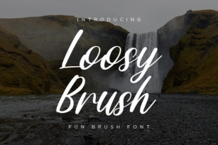 Loosy Brush Font Download