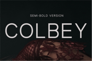 Colbey Semi-Bold Font Download