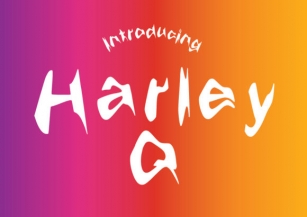 Harley Q Font Download