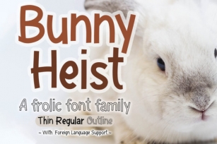 Bunny Heist Font Download