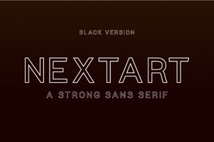 Nextart Outline Black Font Download