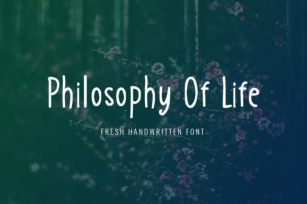 Philosophy of Life Font Download