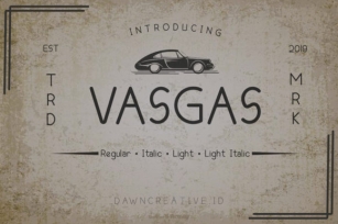 Vasgas Font Download