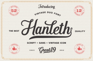 Hanleth Family Font Download