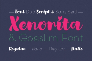 Xenorita & Goeslim Duo Font Download