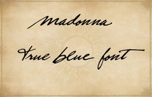 True Blue Font Download