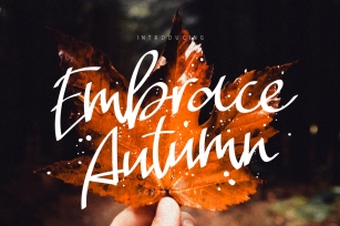 Embrace Autumn Font Download