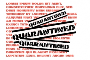 Quarantined Font Download