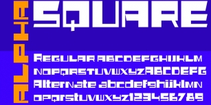 Alpha Square Font Download