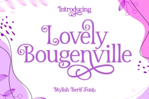 Lovely Bougenville Font Download