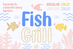 Fish Grill Family Font Download