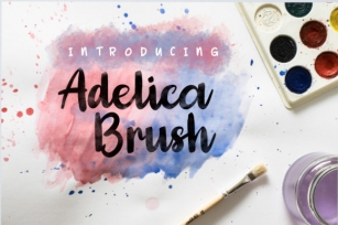 Adelica Brush Font Download