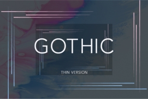 Gothic Thin Font Download