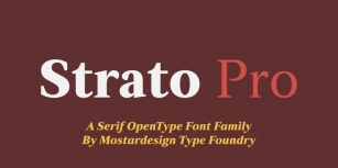 Strato Pro Font Download