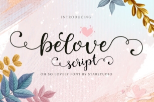 Belove Script Font Download
