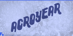 Acroyear Font Download