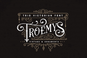 Troemys Font Trio Font Download