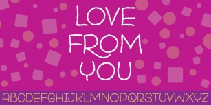 Love From Me Font Download