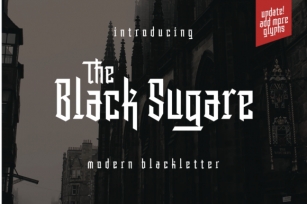The Black Sugare Font Download