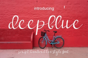 Deepblue Font Download