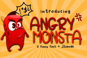 Angry Monsta Font Download